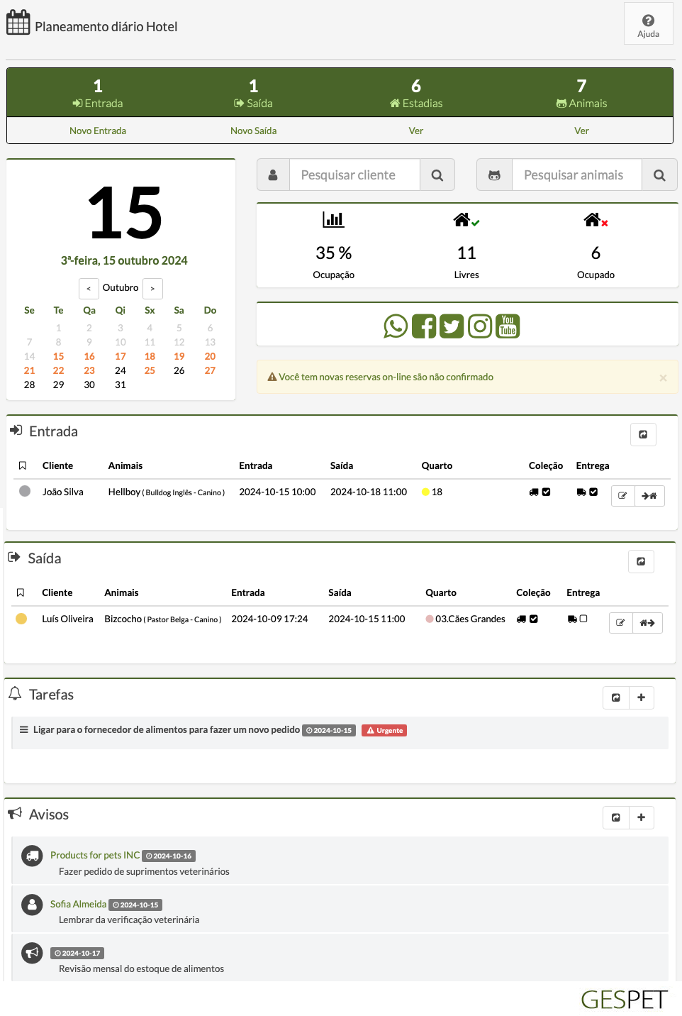 plataforma de gestão clínica veterinária