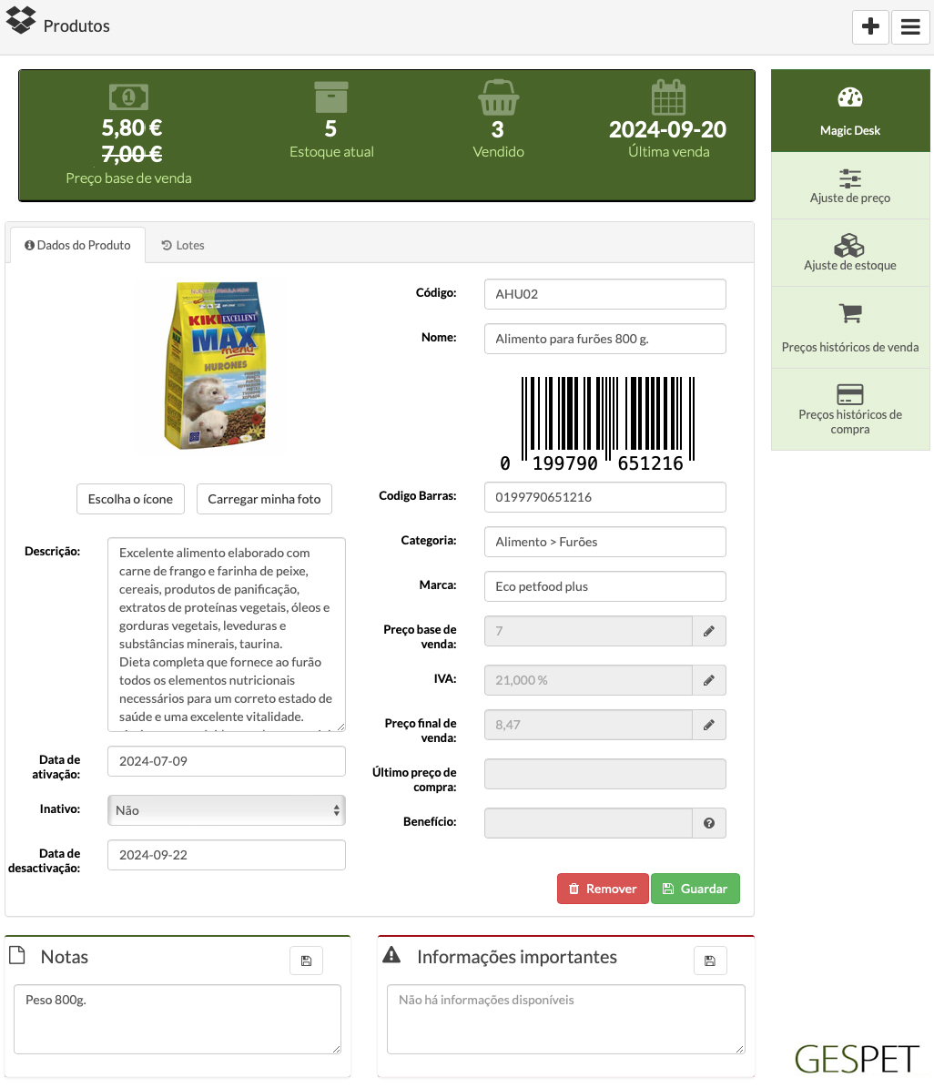 sistema de monitorização de ocupação hotel para animais