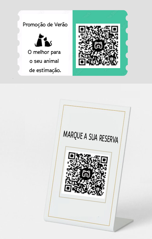 online booking QR code coupon