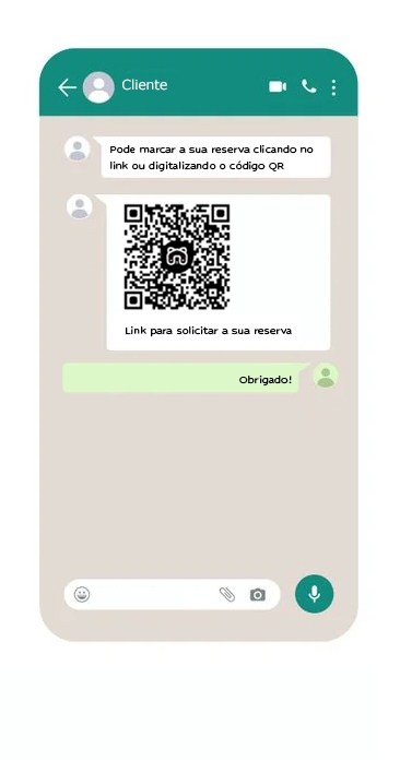 WhatsApp online booking link
